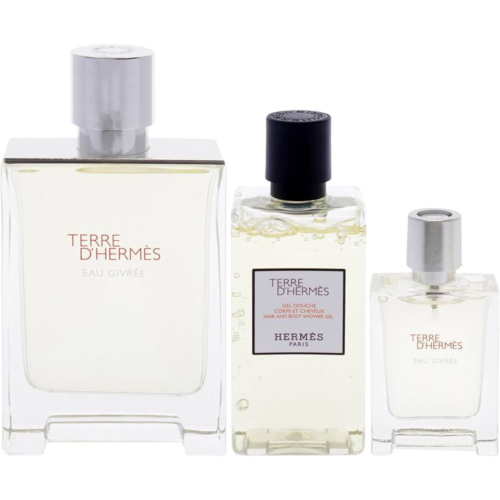 HERMES TERRE D HERMES GIVREE FOR MEN 3PC GIFT SET