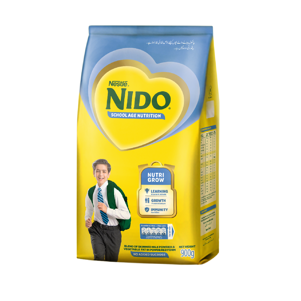 NESTLE NIDO FORTIGROW SCHOOL AGE POUCH 900 GM