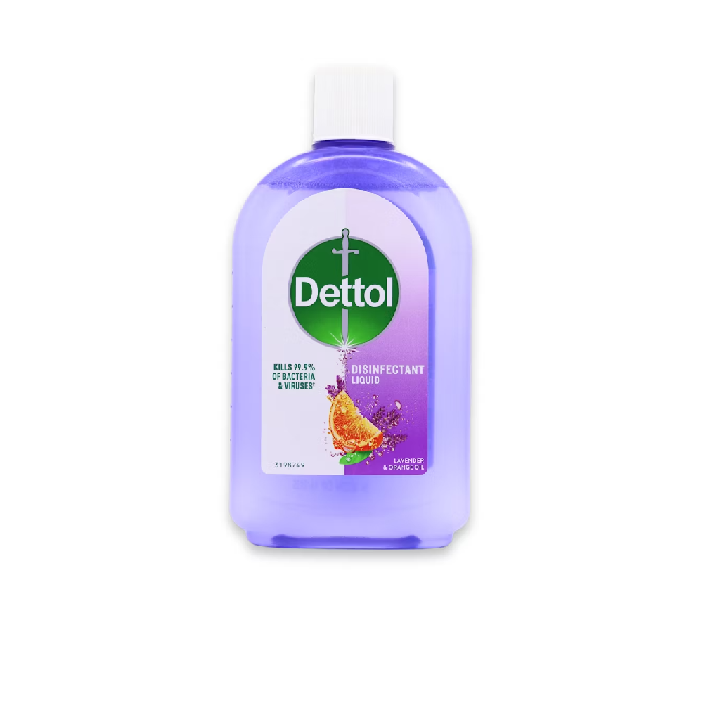 DETTOL LIQUID DISINFECTANT LAVENDER AND ORANGE OIL 500 ML