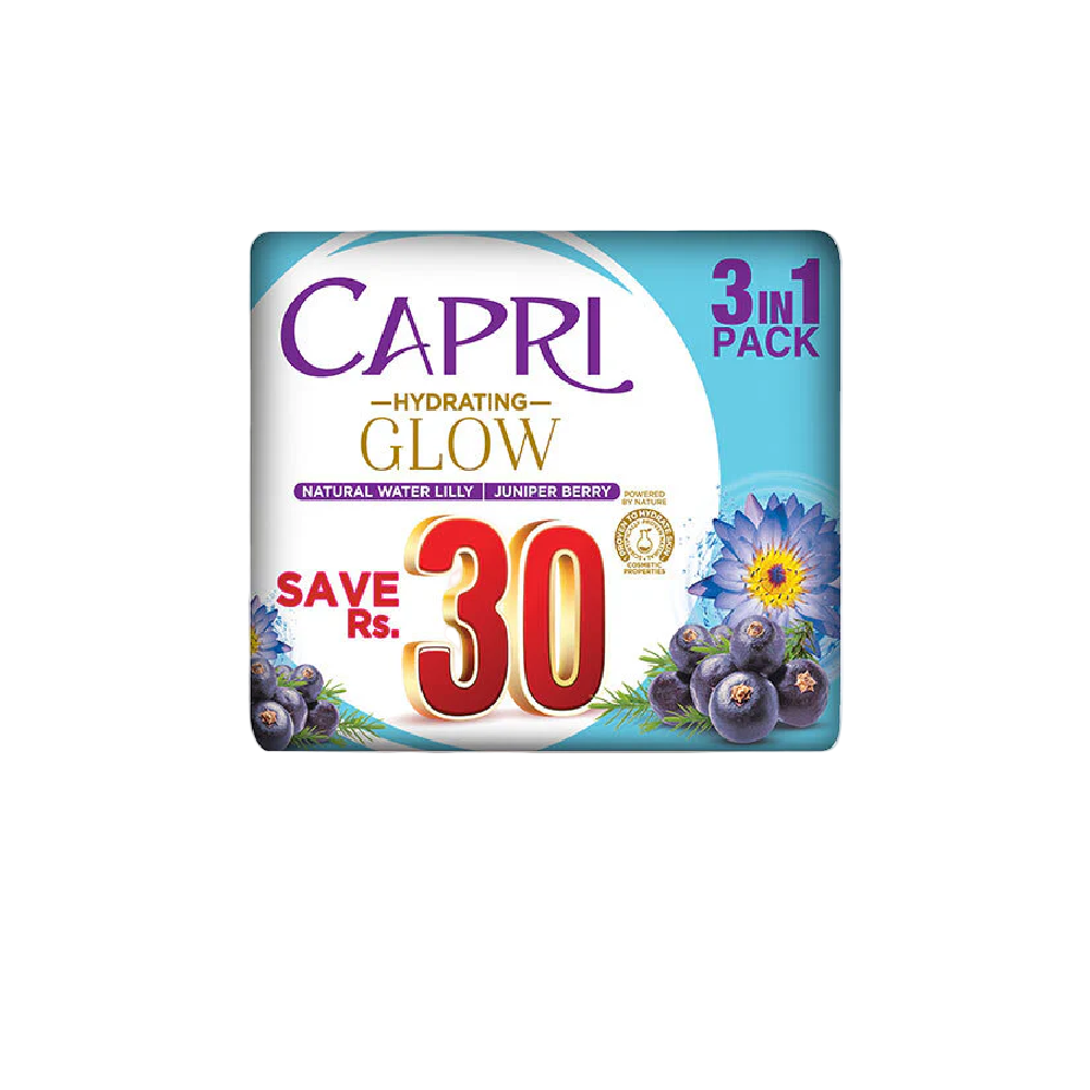 CAPRI SOAP VITALIZING WATER FAMILY PACK 3X130 GM