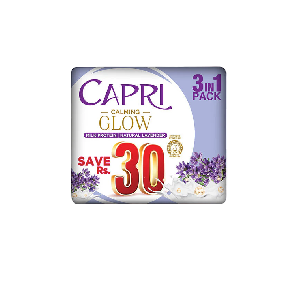 CAPRI SOAP MOISTURISING VELVET ORCHID 3X120 GM
