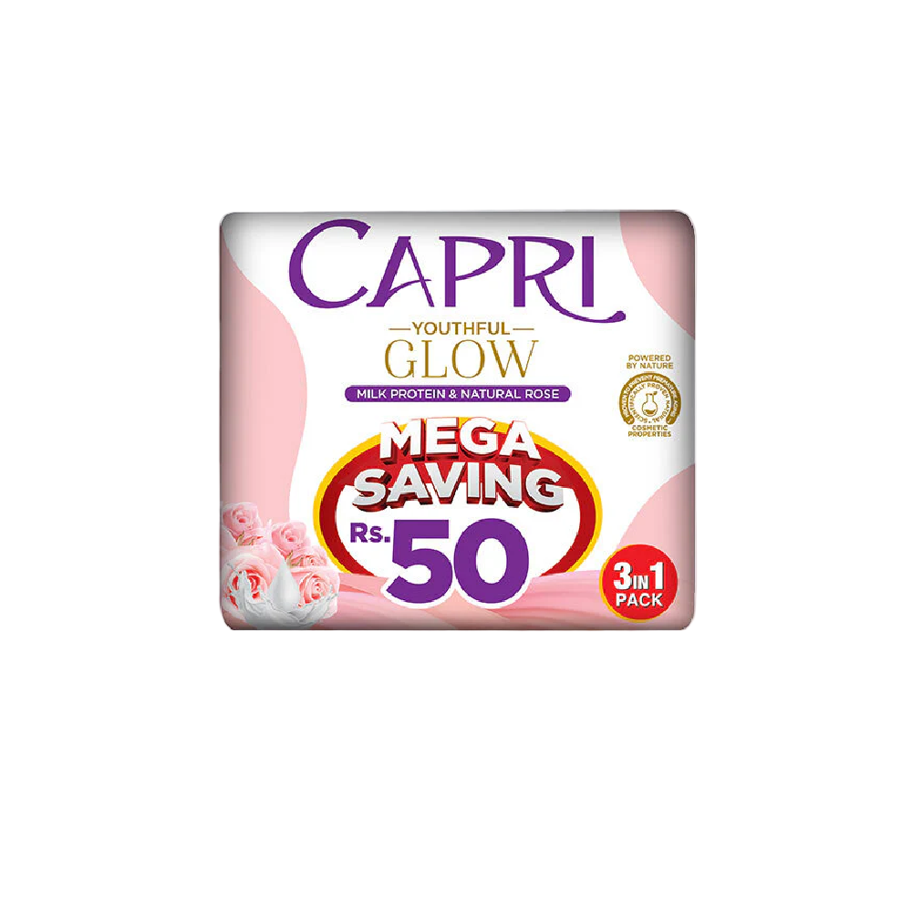 CAPRI SOAP NOURISHING STRAWBERRY FAMILY PACK 3X140 GM
