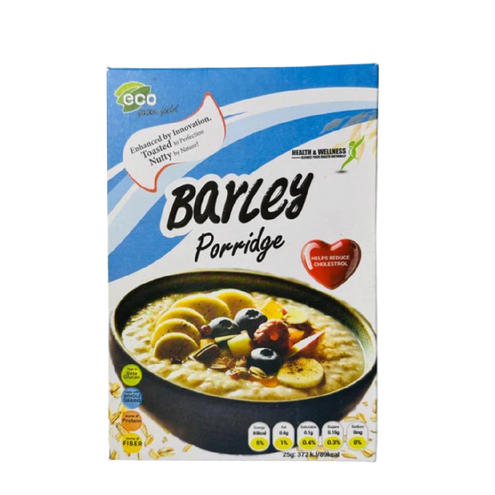 ECO ROLLED BARLEY PORRIDGE 250 GM