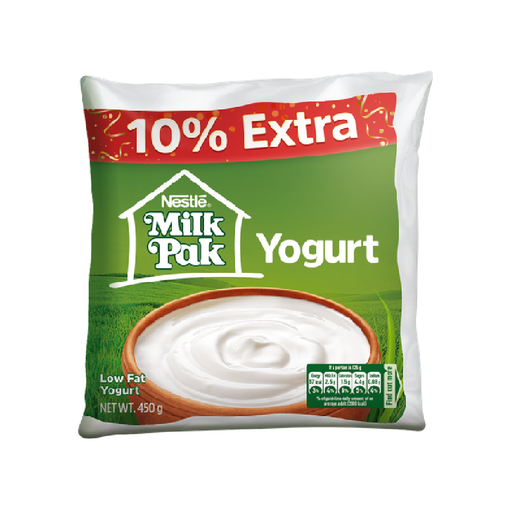 NESTLE MILK PAK LOW FAT YOGURT 450 GM