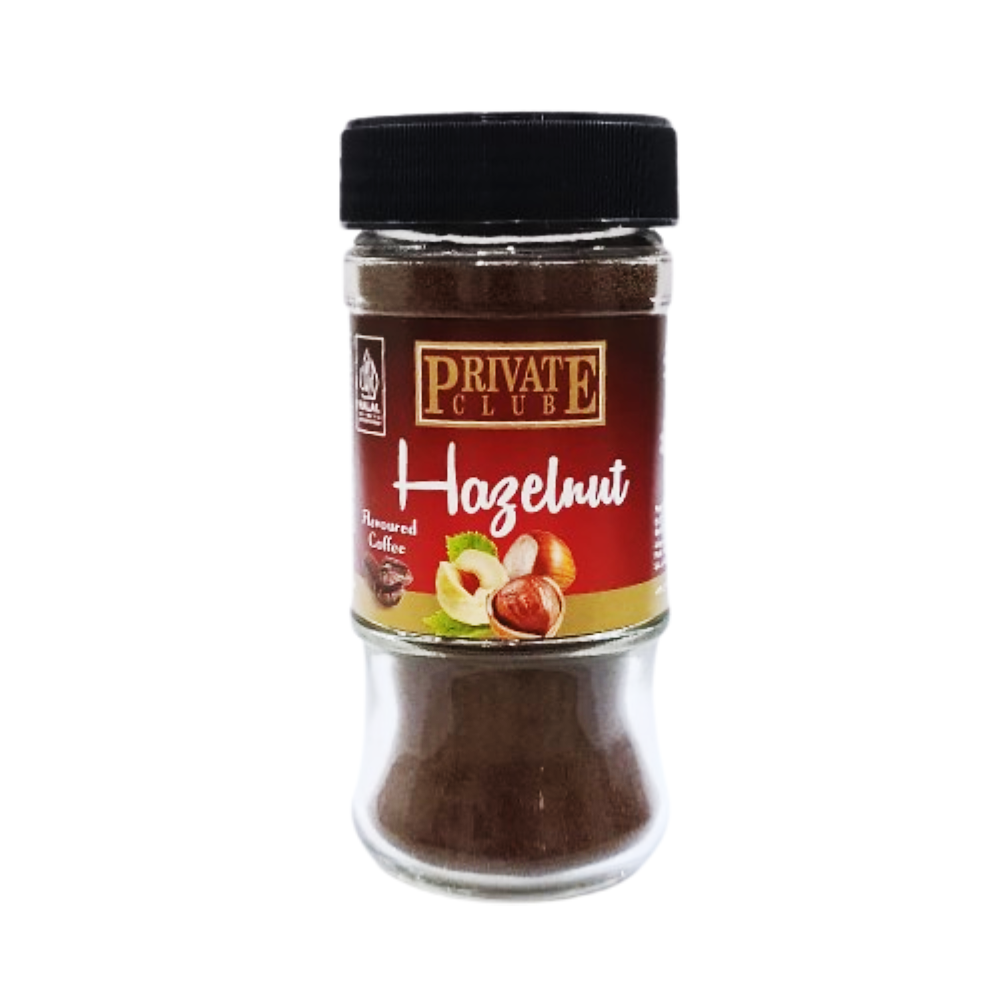 PRIVATE CLUB COFFEE HAZELNUT 50 GM