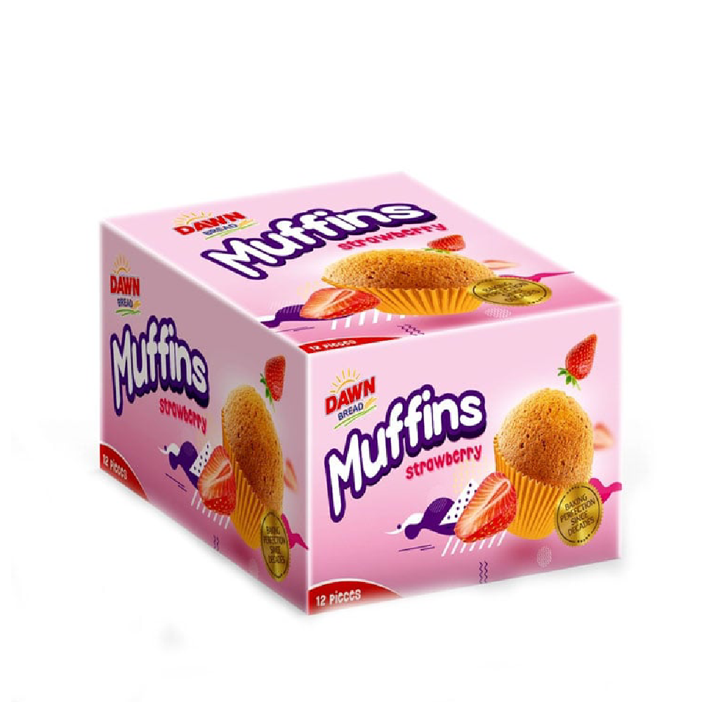 DAWN BREAD MUFFIN CAKE STRAWBERRY 240 GM