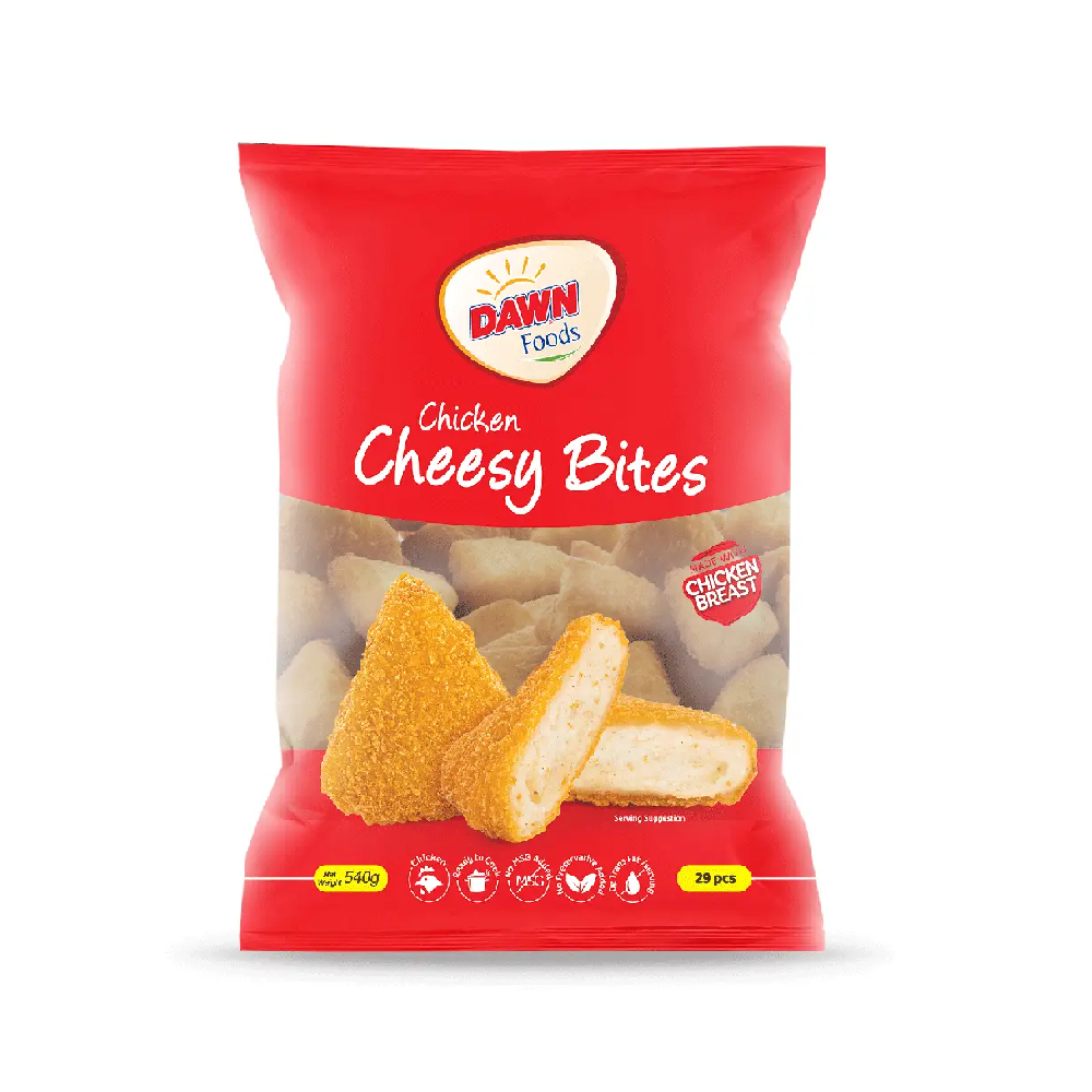 DAWN CHICKEN CHEESE HEARTS 29 PCS 540 GM