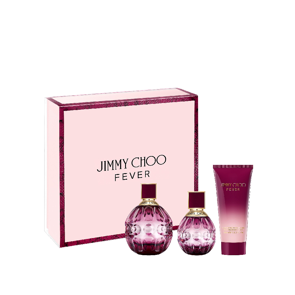 JIMMY CHOO FEVER FOR LADIES 3 PCS GIFT SET