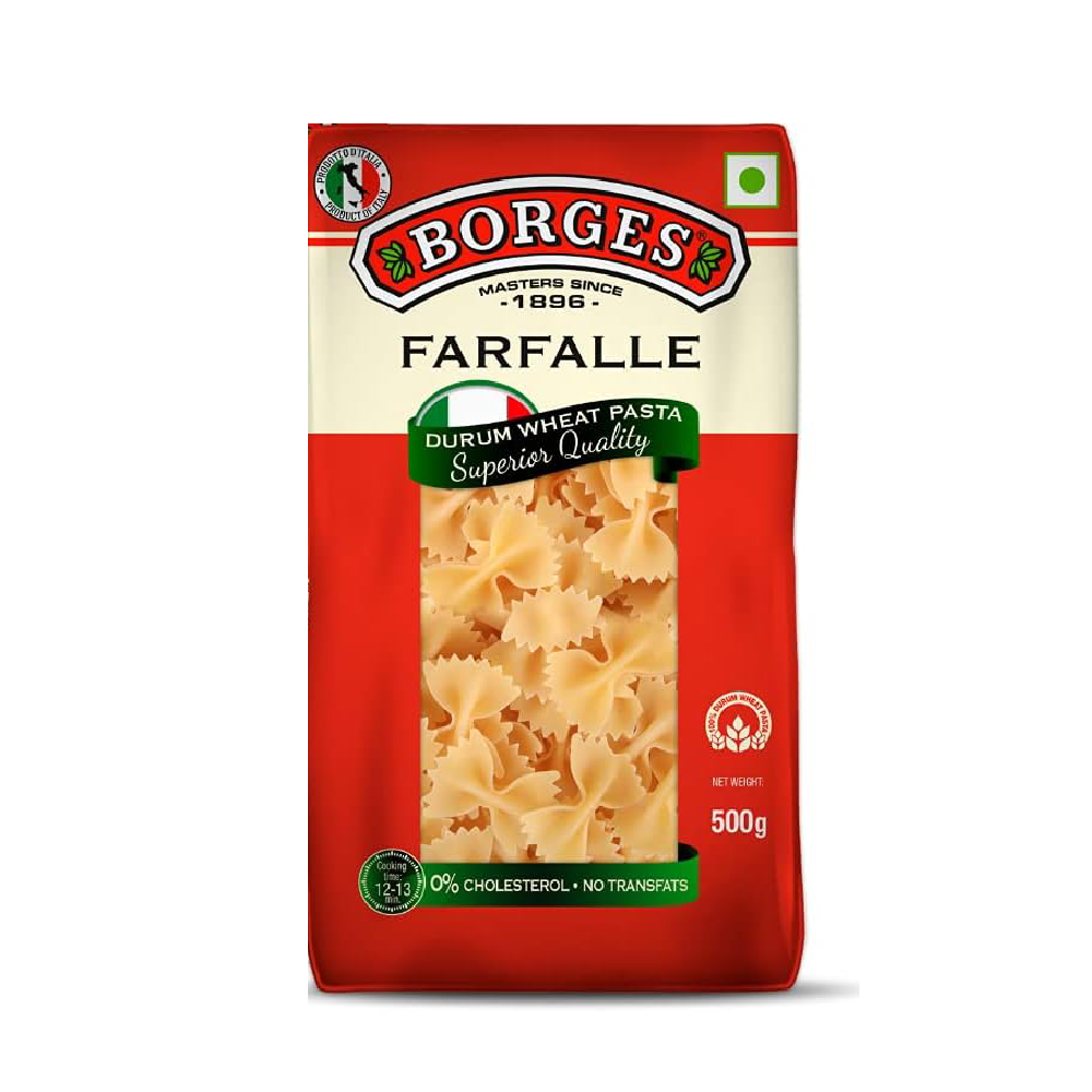 BORGES PASTA FARFALLE 500GM