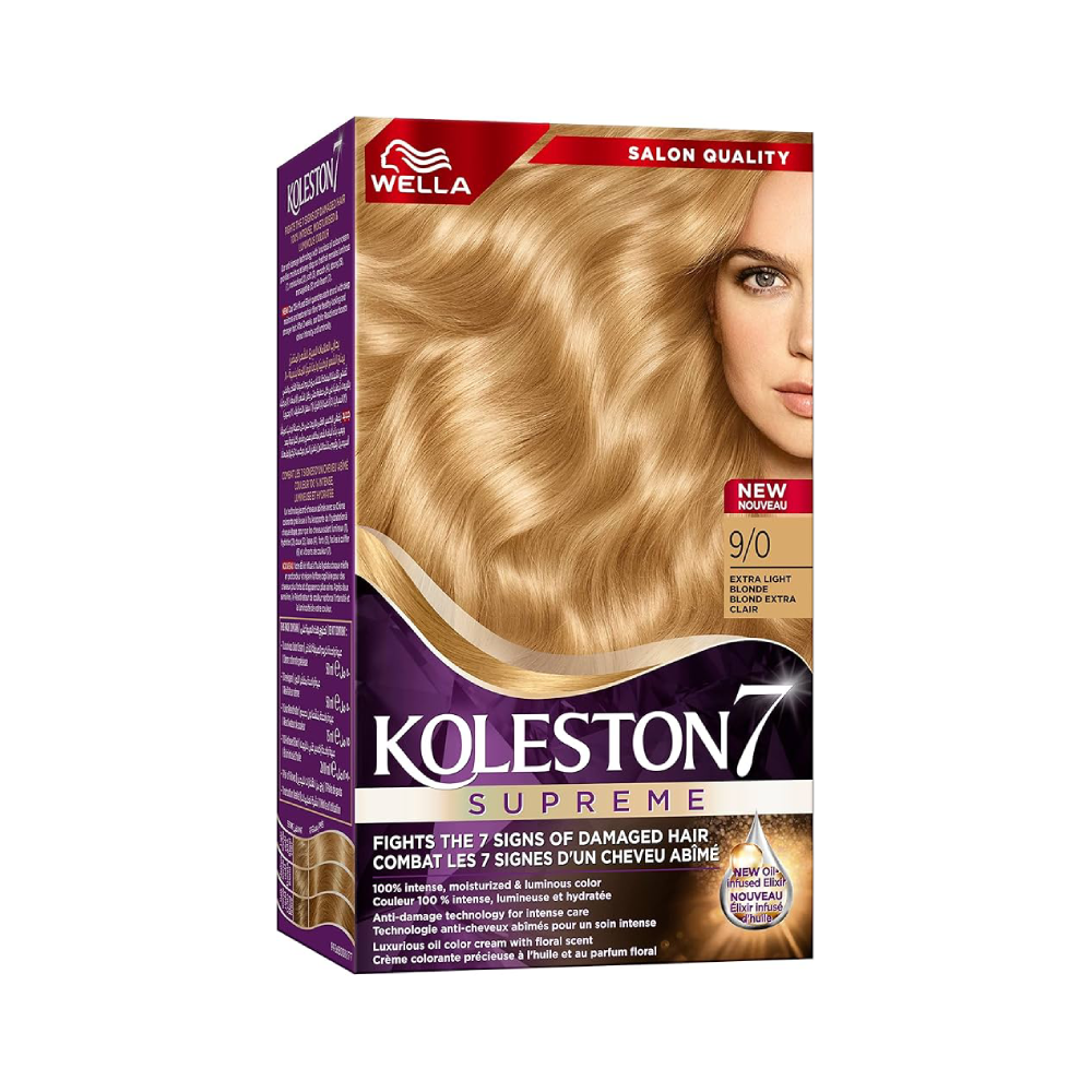 WELLA KOLESTON HAIR OIL COLOR CREAM 9/0 LIGHTEST BLONDE