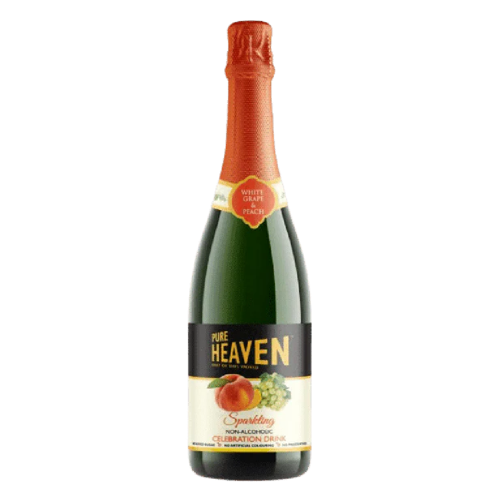 PURE HEAVEN DRINK WHITE GRAPE WITH PEACH 750 ML
