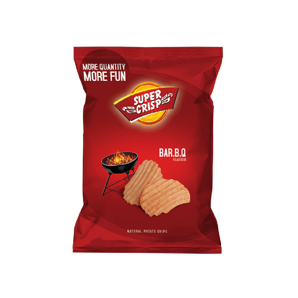 SUPER CRISP POTATO CHIPS BBQ 57 GM