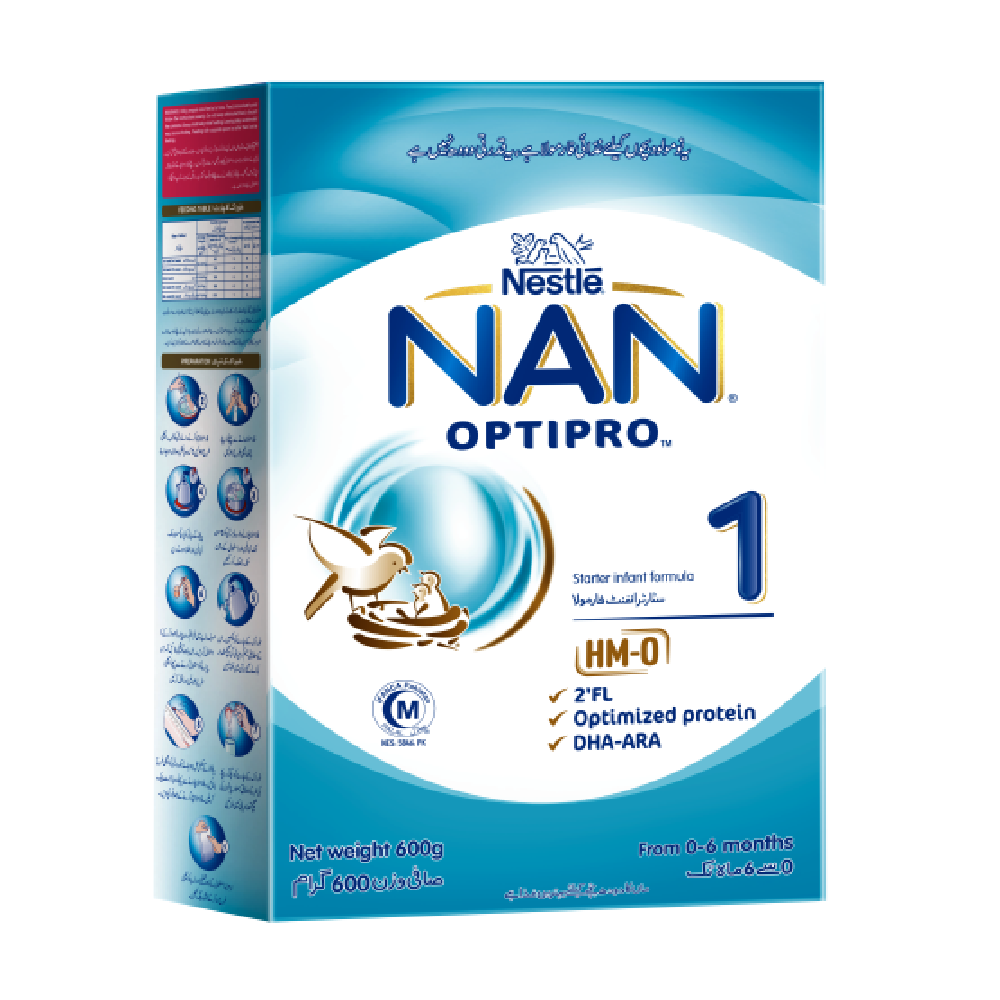 NESTLE MILK POWDER NAN 1 OPTIPRO 600 GM