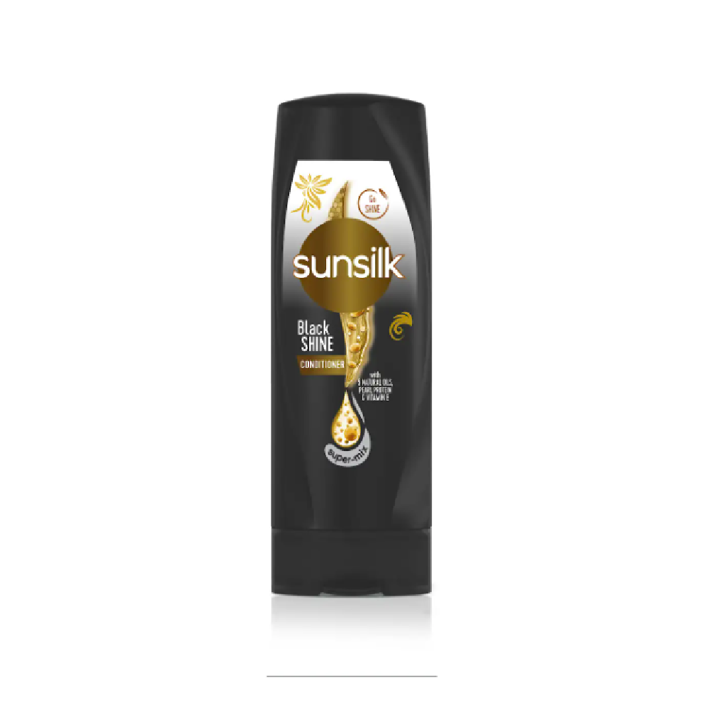 SUNSILK CONDITIONER BLACK SHINE 180 ML