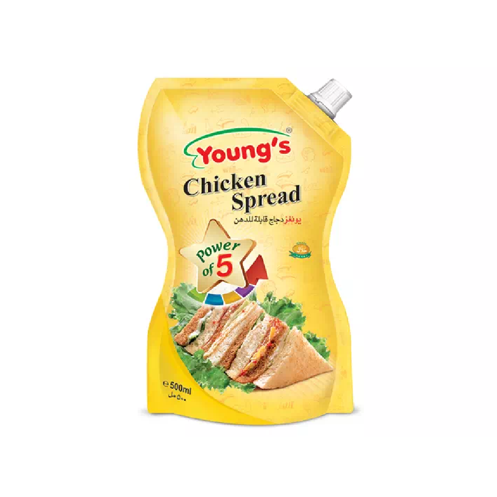 YOUNGS CHICKEN SPREAD POUCH 500 ML