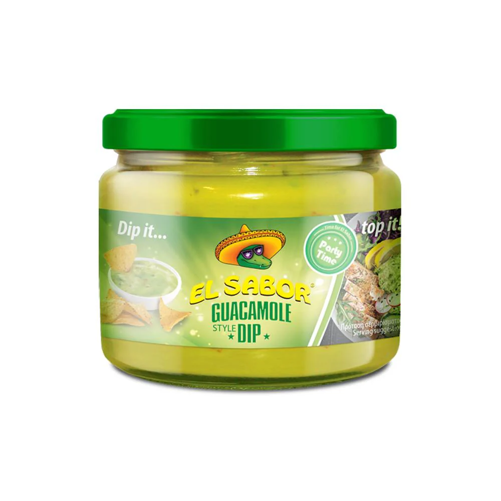 EL SABOR SAUCE GUACAMOLE DIP 300 GM