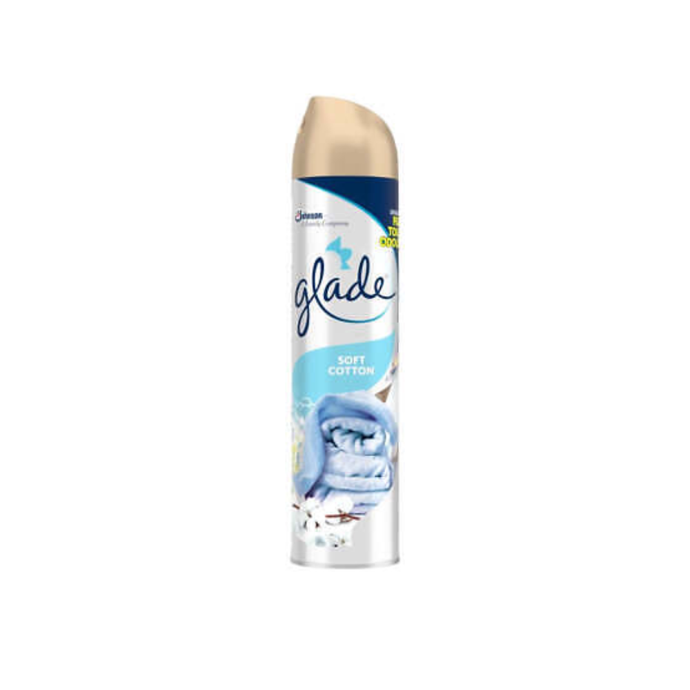 GLADE FRESH SOFT COTTON SPRAY 300 ML