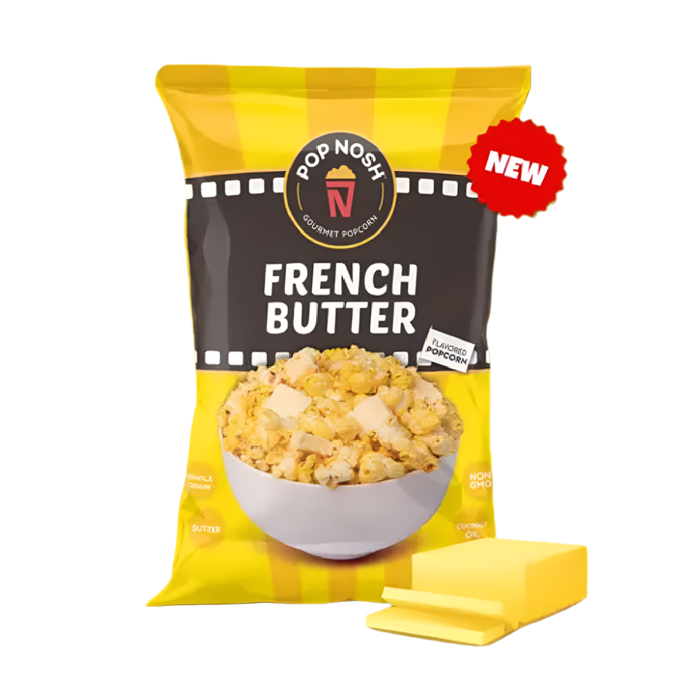 POPNOSH FRENCH BUTTER POPCORN 40 GM