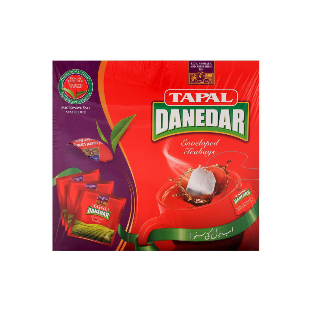 TAPAL DANEDAR ENVELOPED 50 TEA BAGS 100 GM