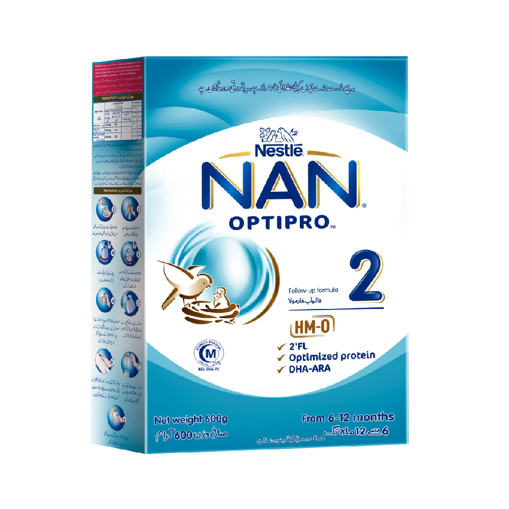 NESTLE MILK POWDER NAN 2 OPTIPRO 600 GM
