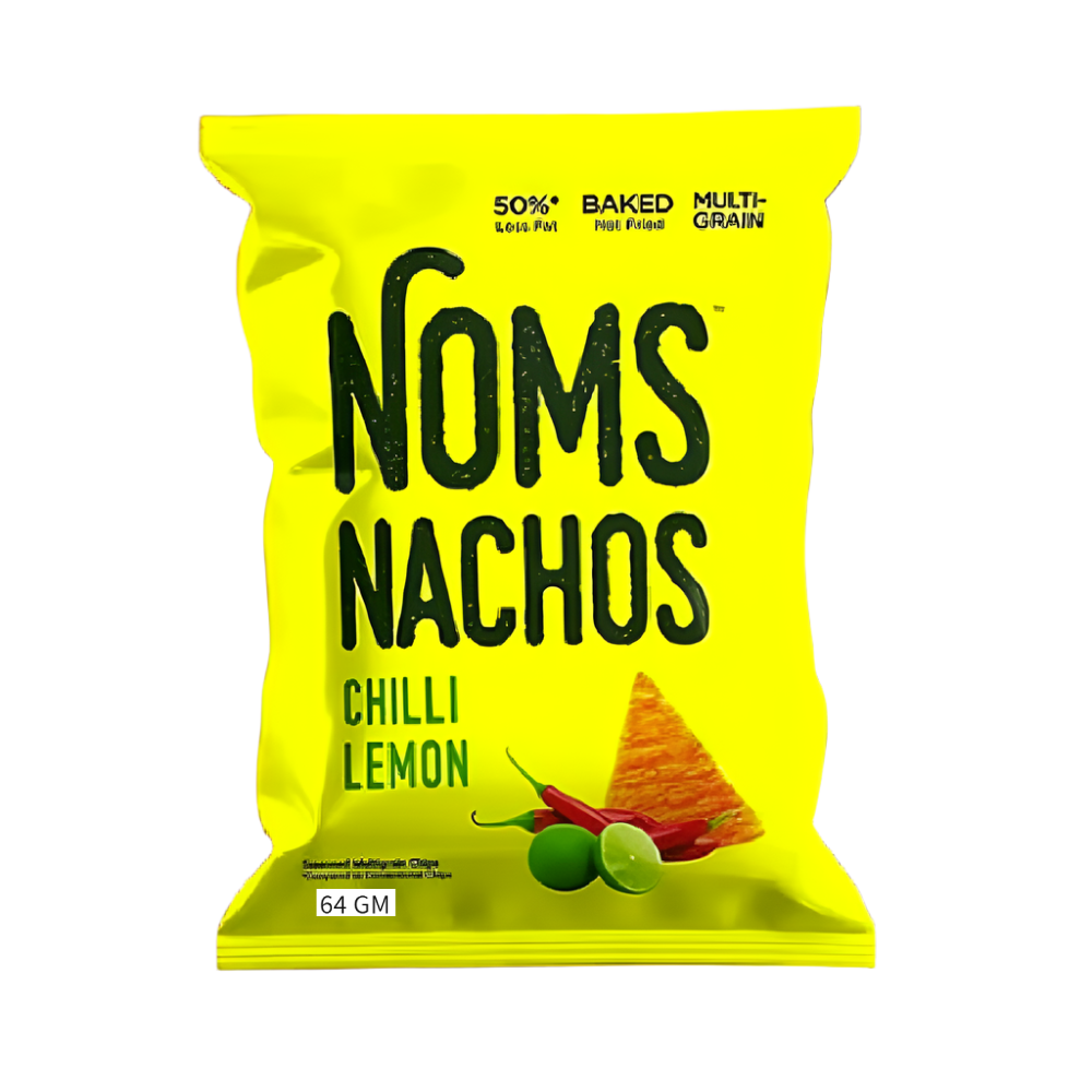 NOMS NACHOS CHILLI LEMON 64 GM