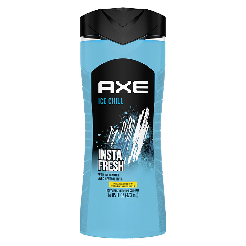 AXE BODY WASH ICE CHILLIN LEMON SCENT 473 ML