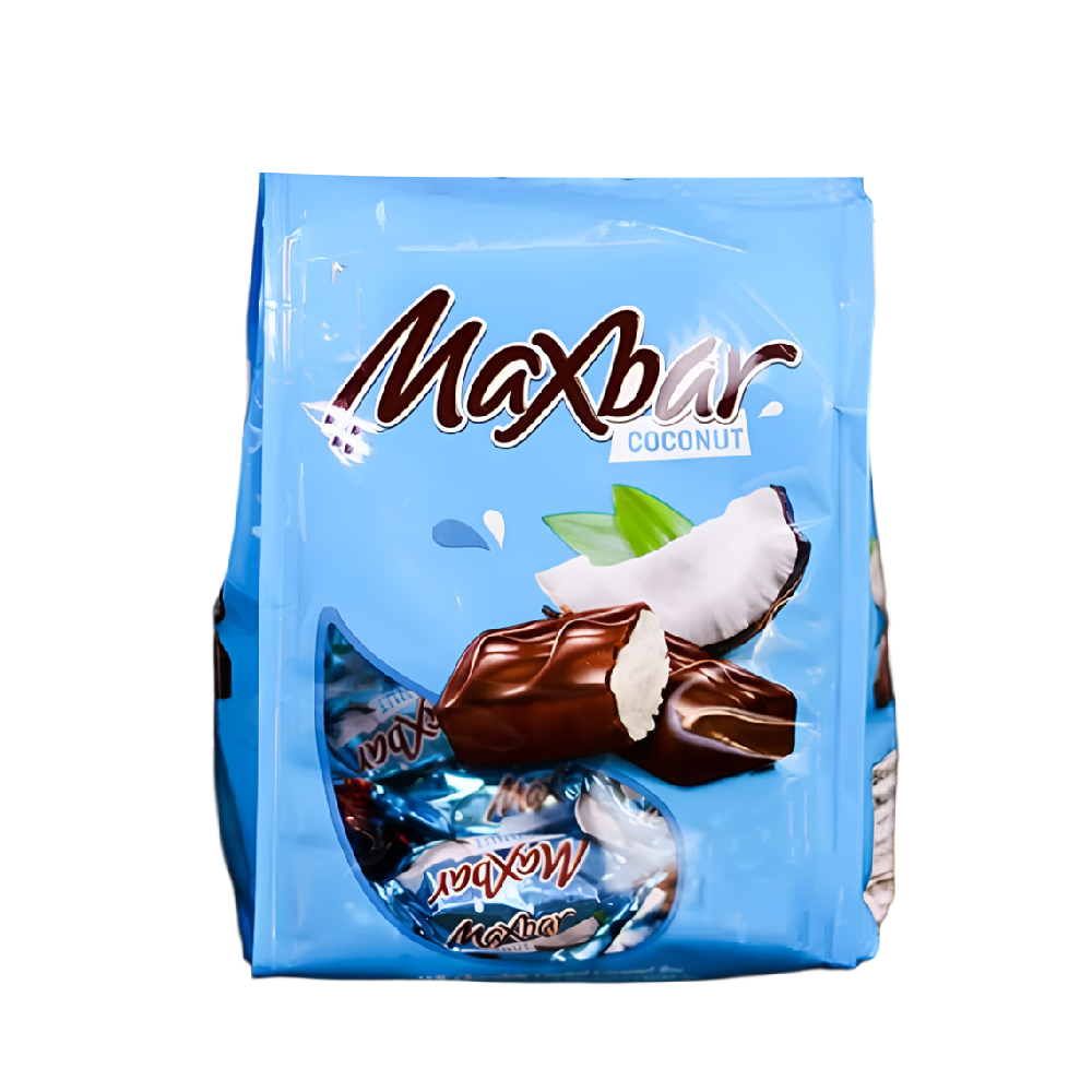 MAXBAR MILK CHOCOLATE COCONUT BAG 142 GM