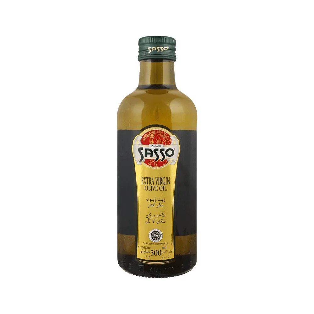 SASSO OLIVE OIL EXTRA VIRGIN BOTTLE 500 ML
