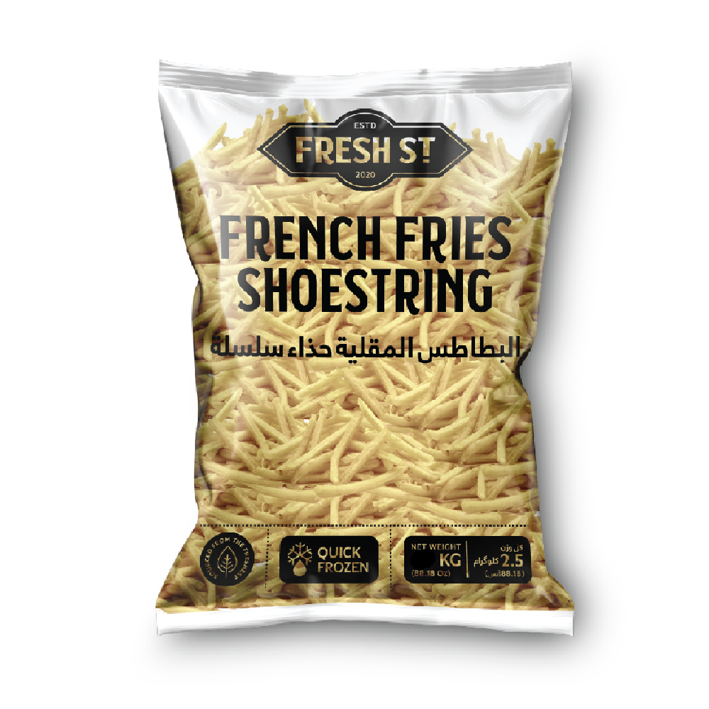FRESH ST FRENCH FRIES SHOESTRING 1 KG