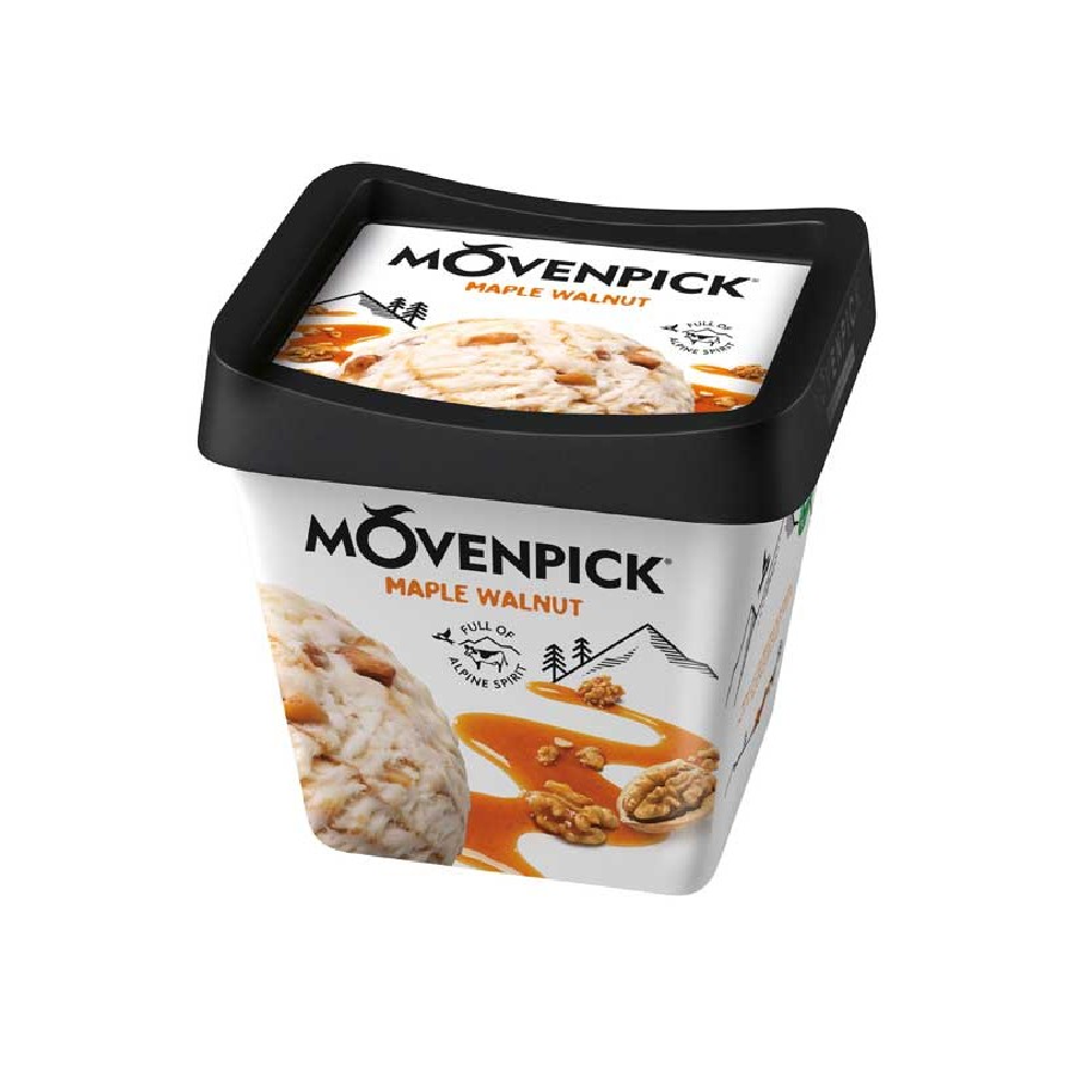 MOVENPICK ICE CREAM MAPLE WALNUT 500ML
