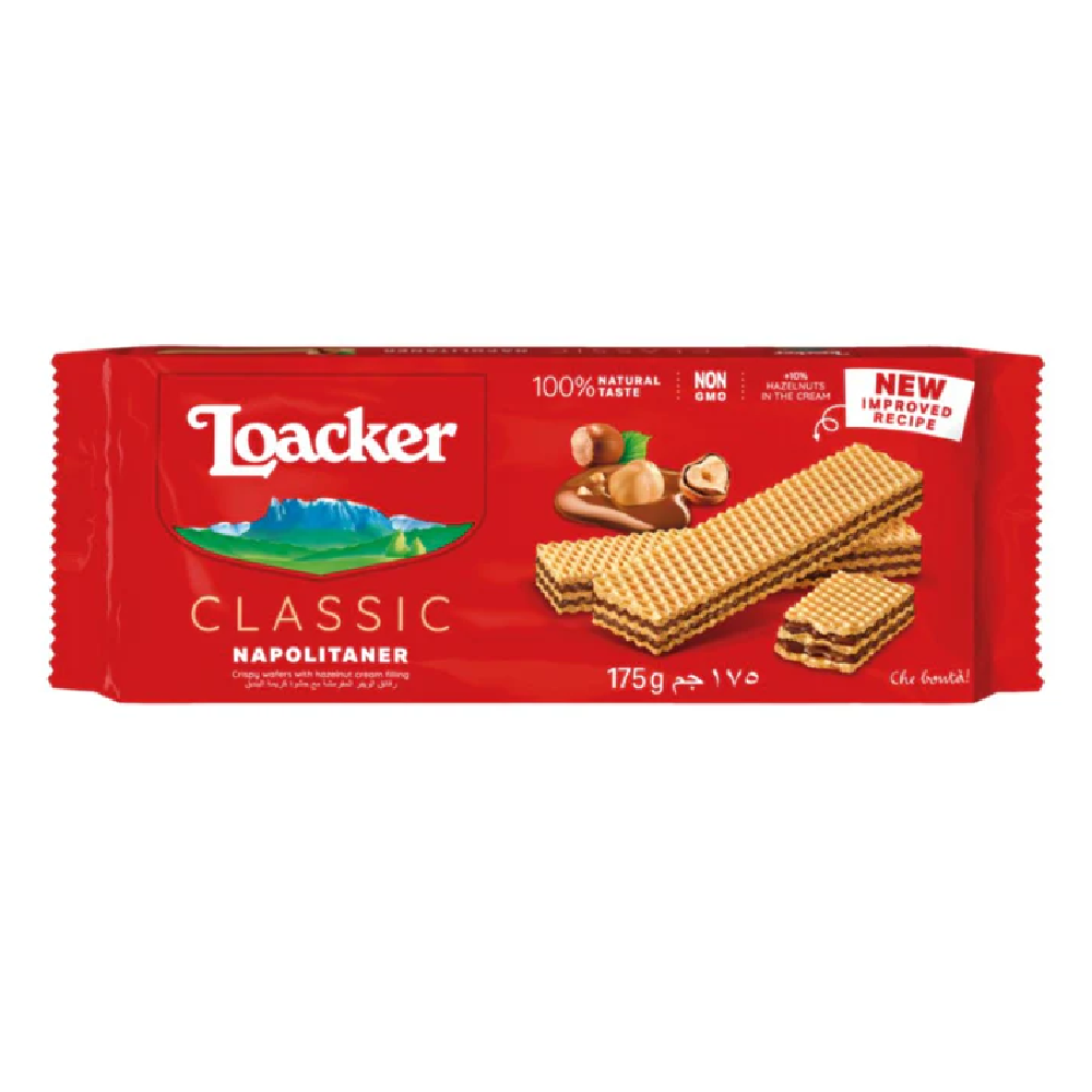 LOACKER WAFER NAPOLITANER 175 GM