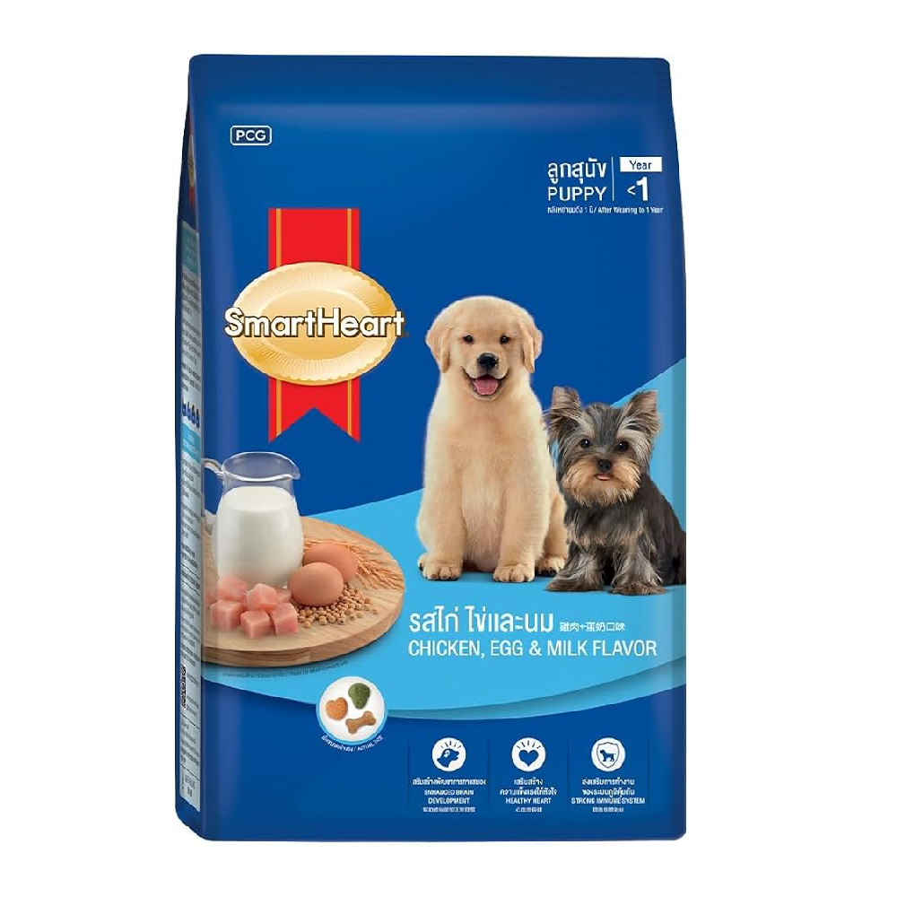 SMART HEART PUPPY FOOD CHICKEN EGG & MILK FLAVOR 2.7 KG