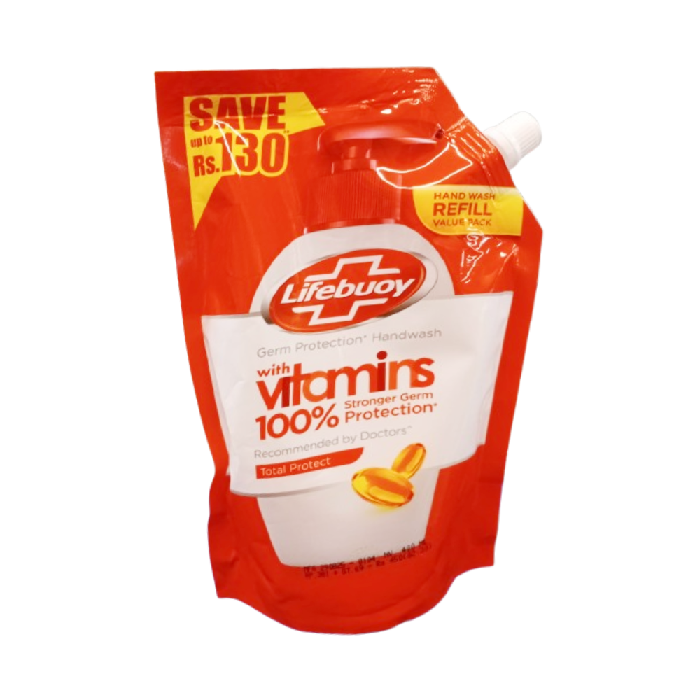 LIFEBUOY HAND WASH TOTAL 400ML