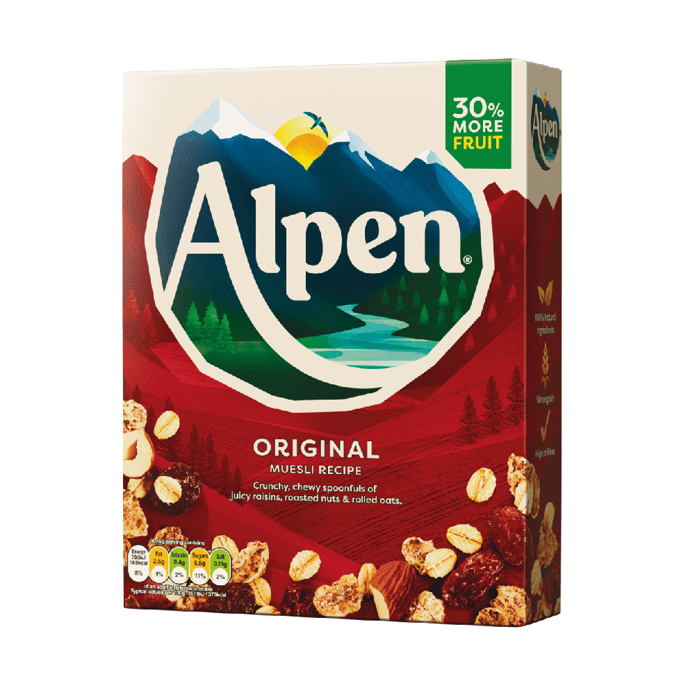 ALPEN CEREAL ORIGINAL SWISS STYLE MUESLI 550 GM