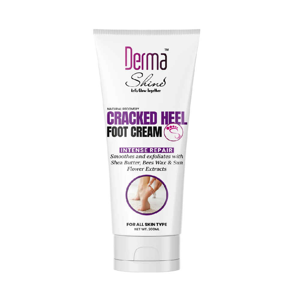 DERMA SHINE CRACKED HEEL FOOT CREAM 200 GM