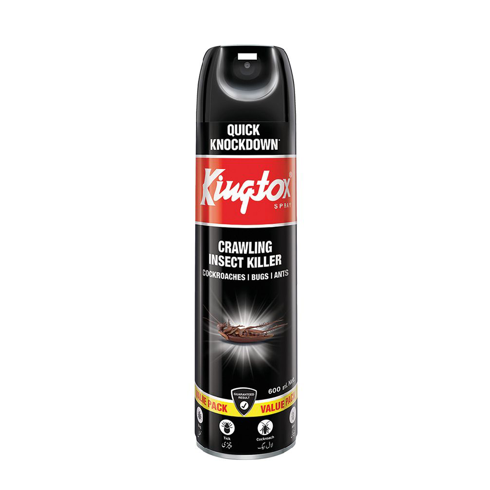 KINGTOX INSECT KILLER ALL TRIPLE ACTION BLACK 600 ML