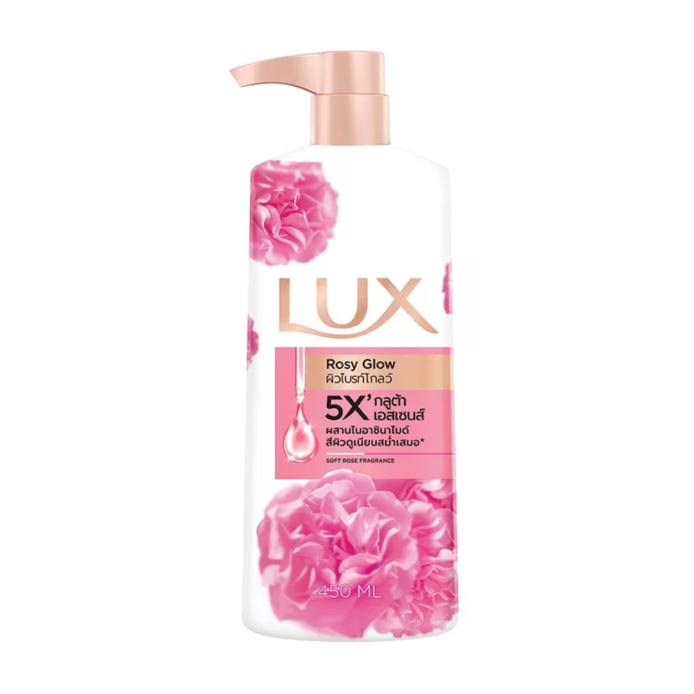 LUX BODY WASH MOISTURIZING SOFT ROSE 500 ML