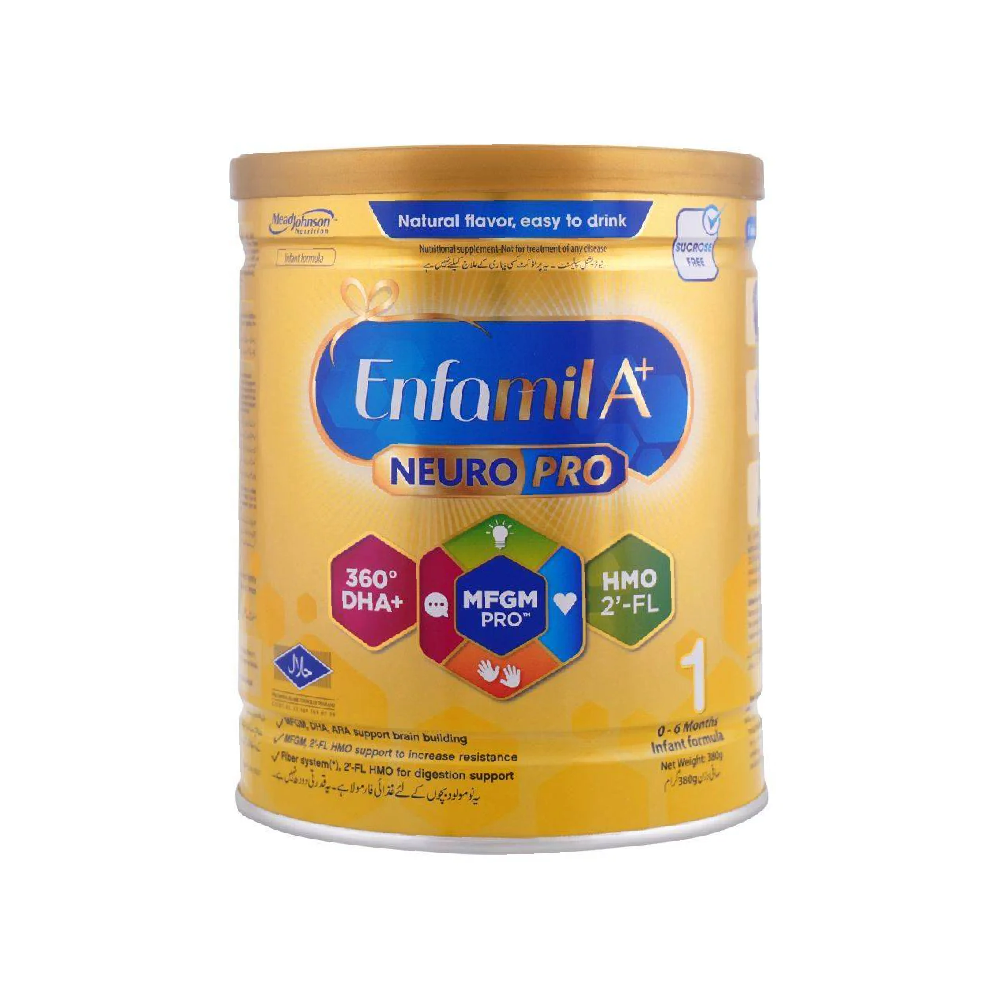 ENFAMIL MILK POWDER A+ STAGE 1 TIN 380 GM