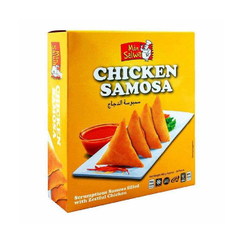 MANO SALWA CHICKEN SAMOSA 30 PCS 480 GM