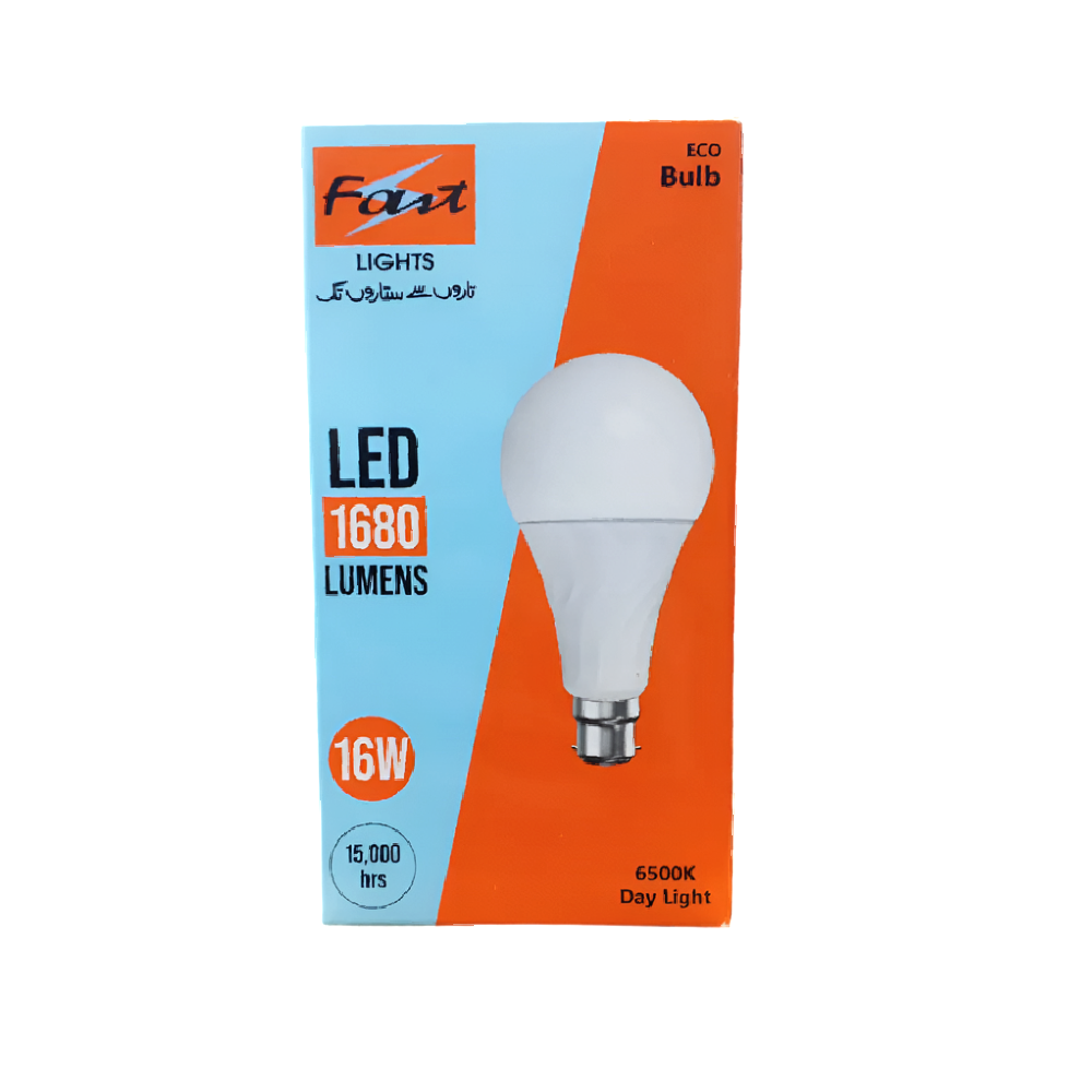 LED BULB ECO 16W B22 1680LM 6500K 15KHRS 145V-265V 2KV SPD