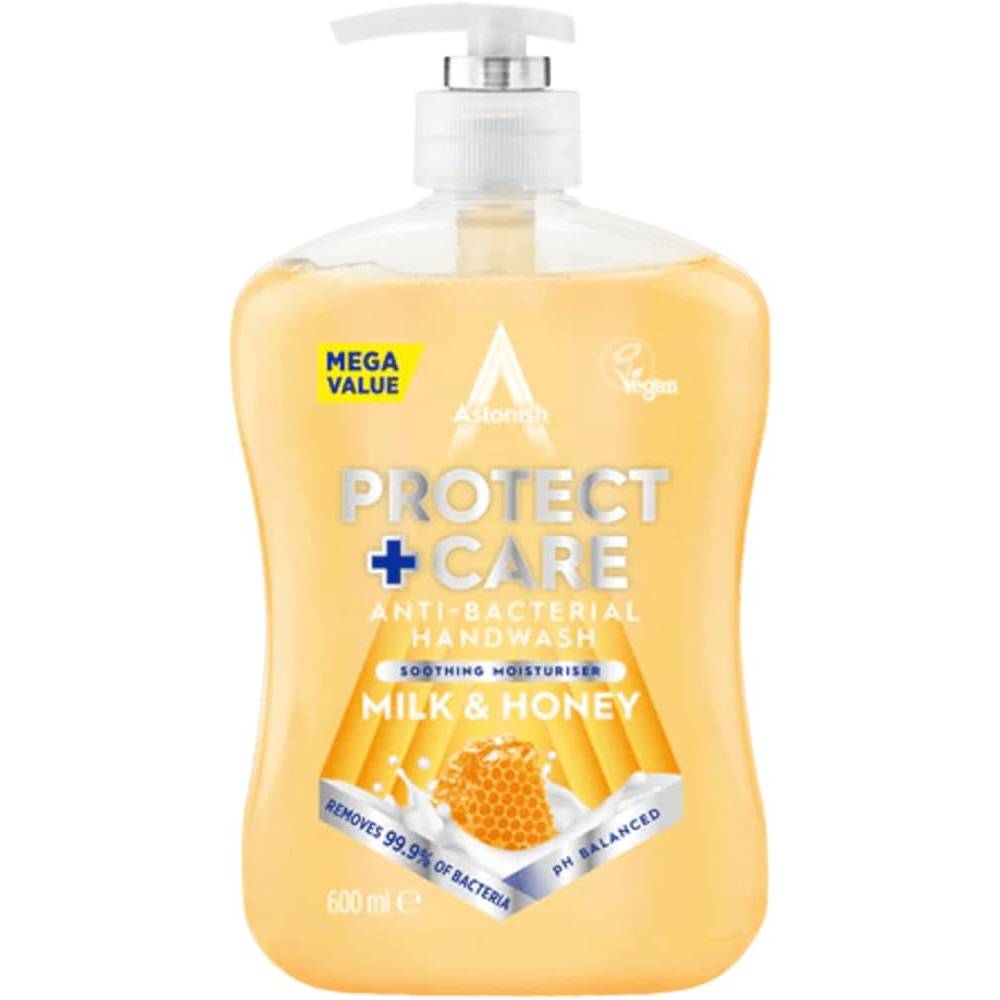 ASTONISH HAND WASH MILK & HONEY ANTI-BACTERIAL 650 ML