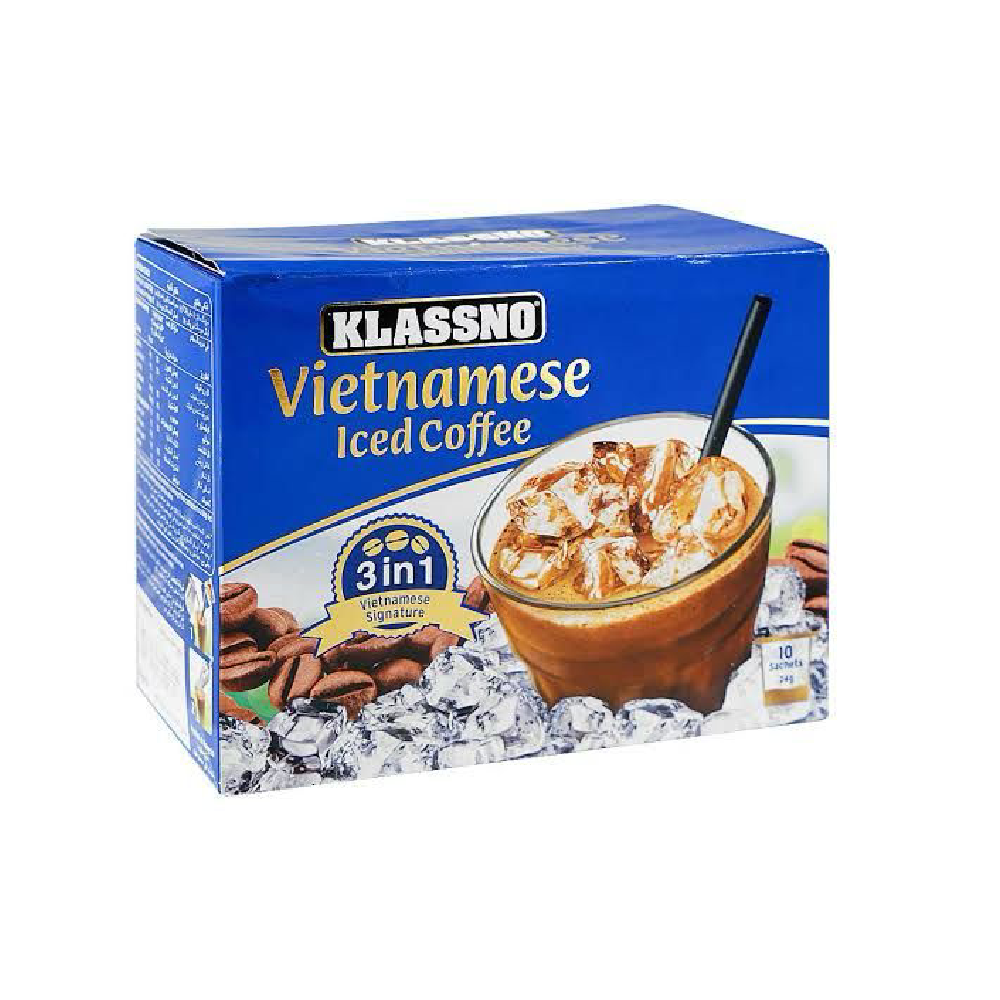 KLASSNO COFFEE VIETNAMESE ICED 3 IN 1 10S 240 GM