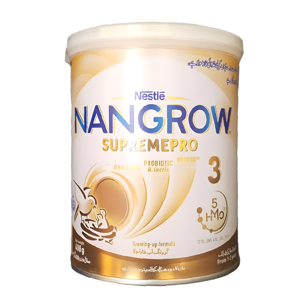 NESTLE NANGROW 3 MILK POWDER OPTIPRO TIN 400 GM