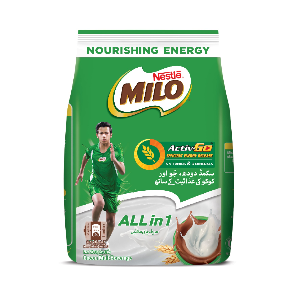 NESTLE MILO POWDER ALL IN ONE 150 GM