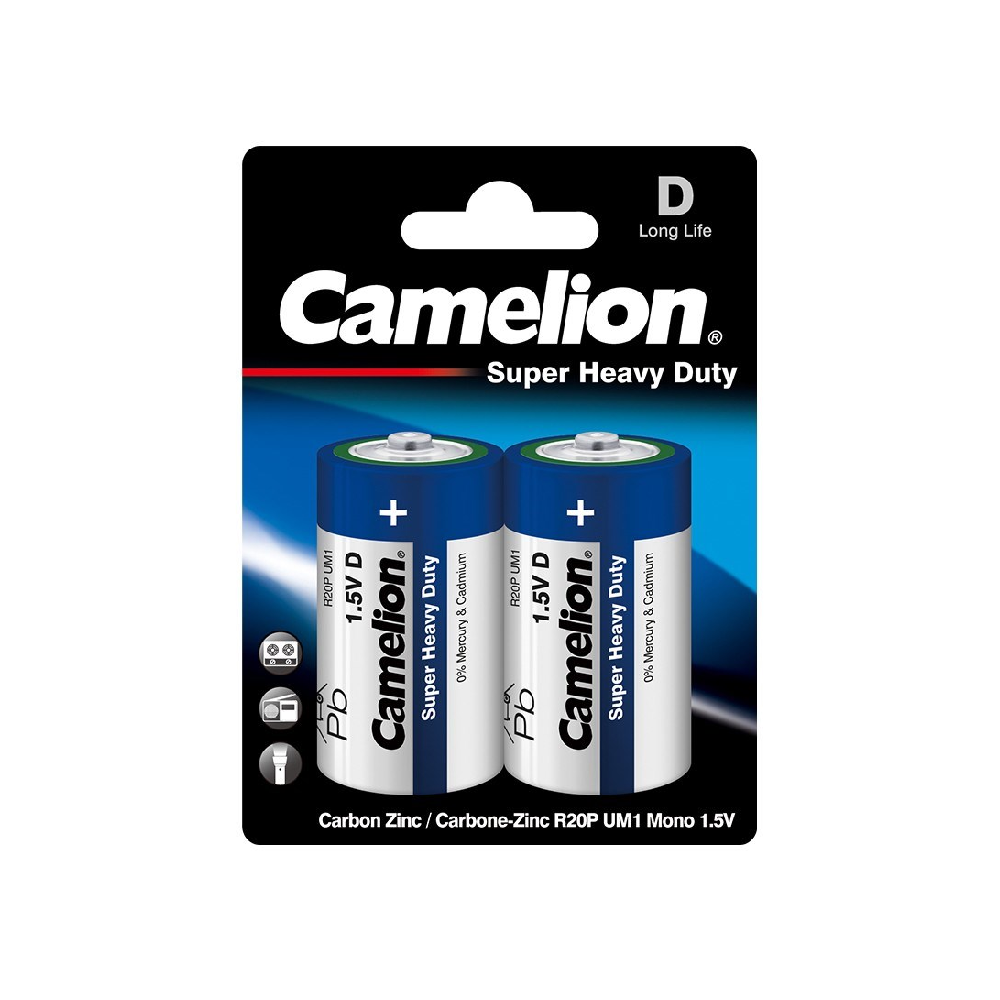 CAMELION SUPER HEAVY DUTY CELL D 2