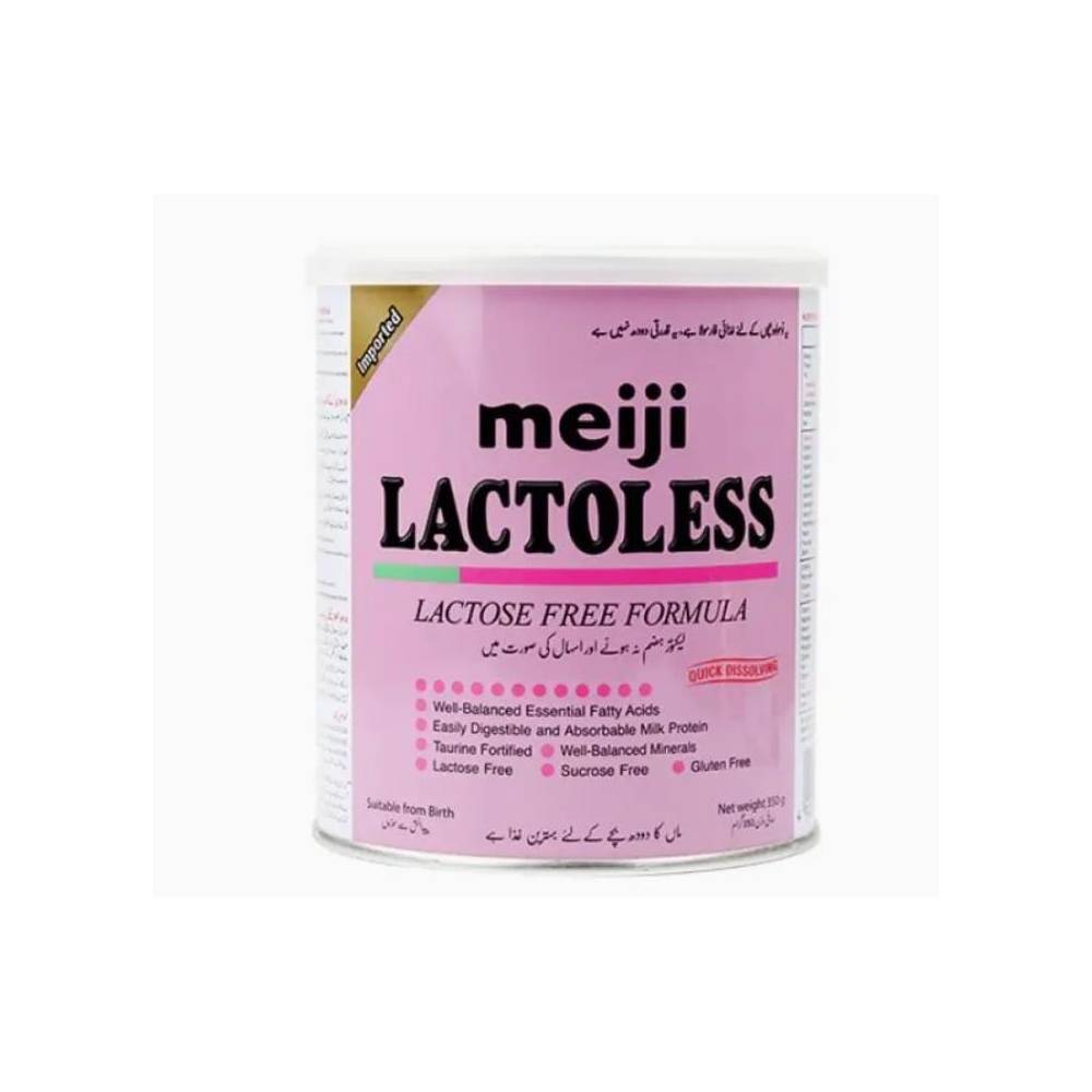MEIJI LACTOLESS LACTOSE FREE FORMULA 350 GM AlFatah