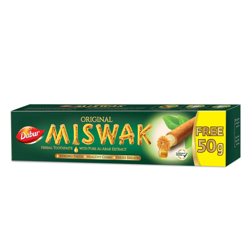 DABUR TOOTH PASTE MISWAK 120+50 GM