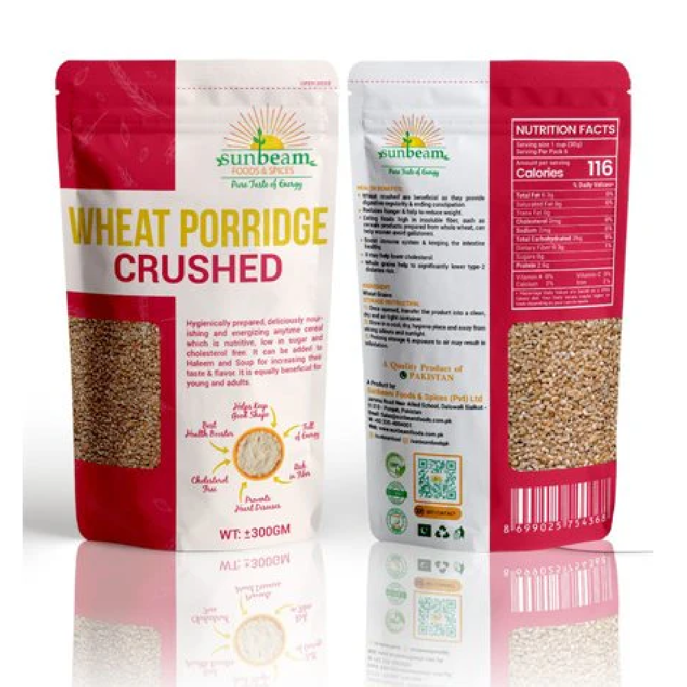 SUNBEAM WHEAT PORRIDGE CRUSHED POUCH 300GM