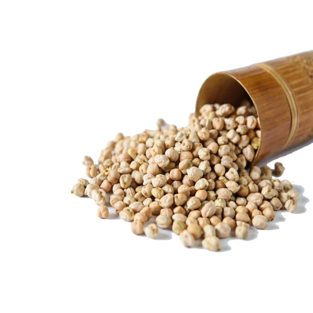 WHITE CHANA BAREEK (ZB) 500 GM