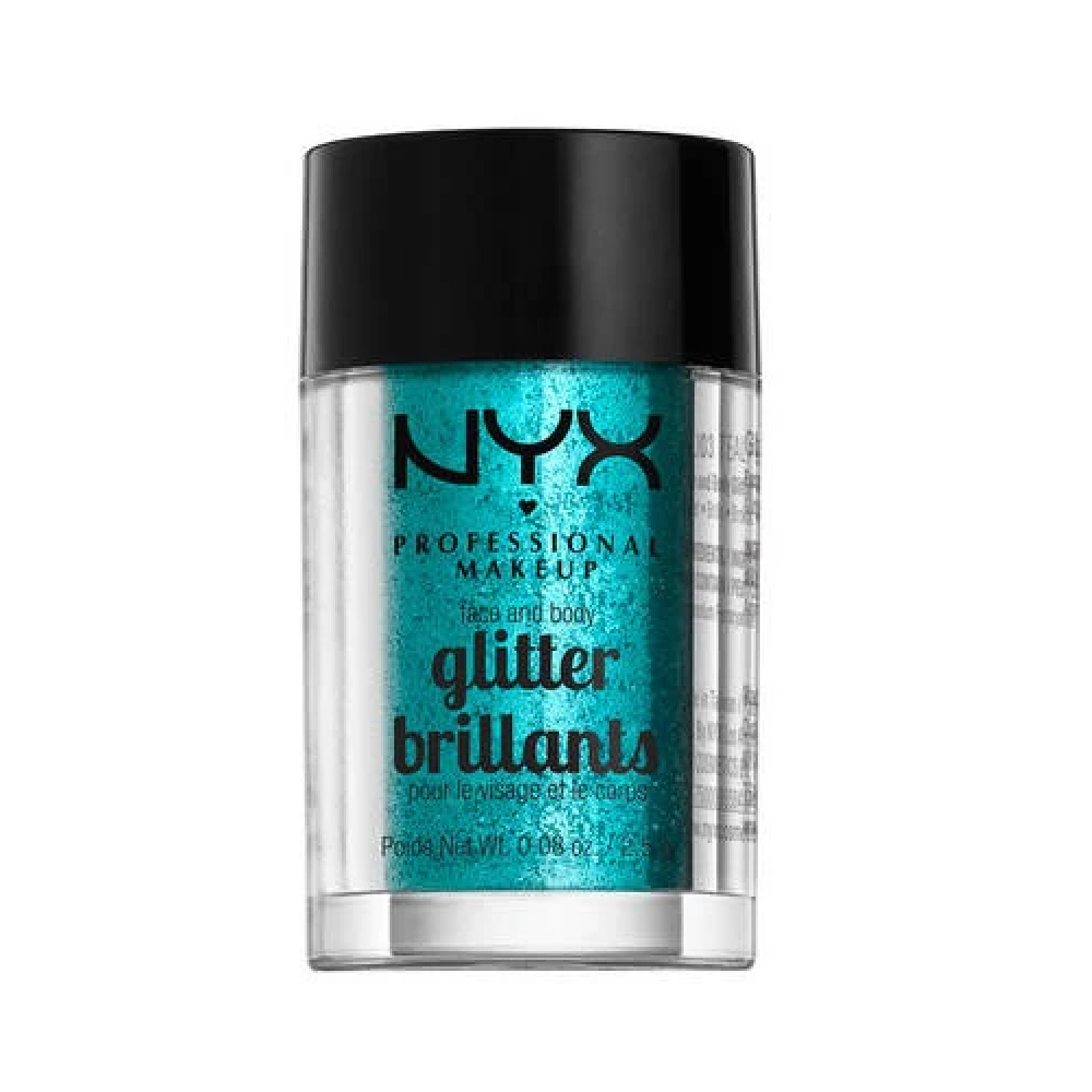 NYX FACE AND BODY GLITTER BRILLANTS TEAL 03